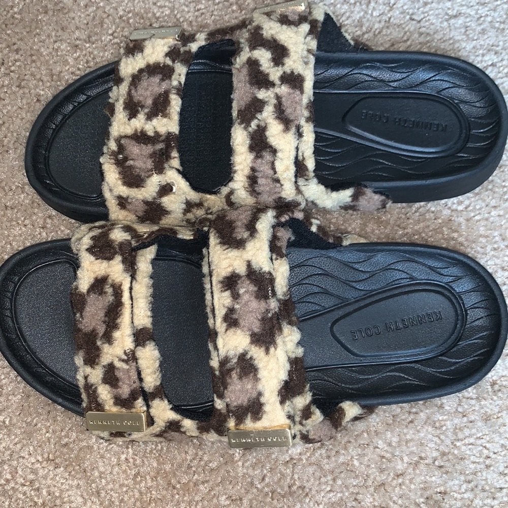 NIB KENNETH COLE * nova two band slide cozy slide sandals, NIB BUNDLE and SAVE - Picture 3 of 10